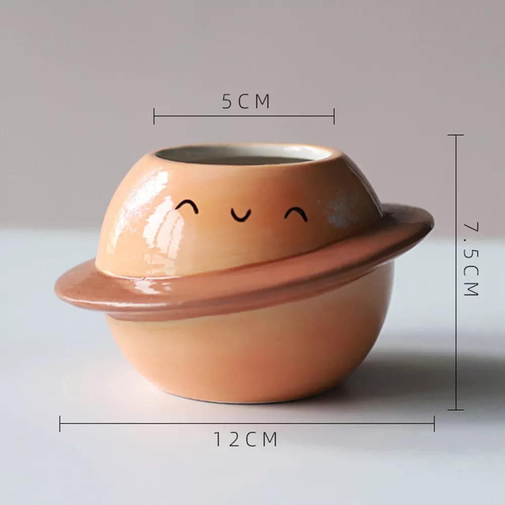 Cosmos World Ceramic Planter